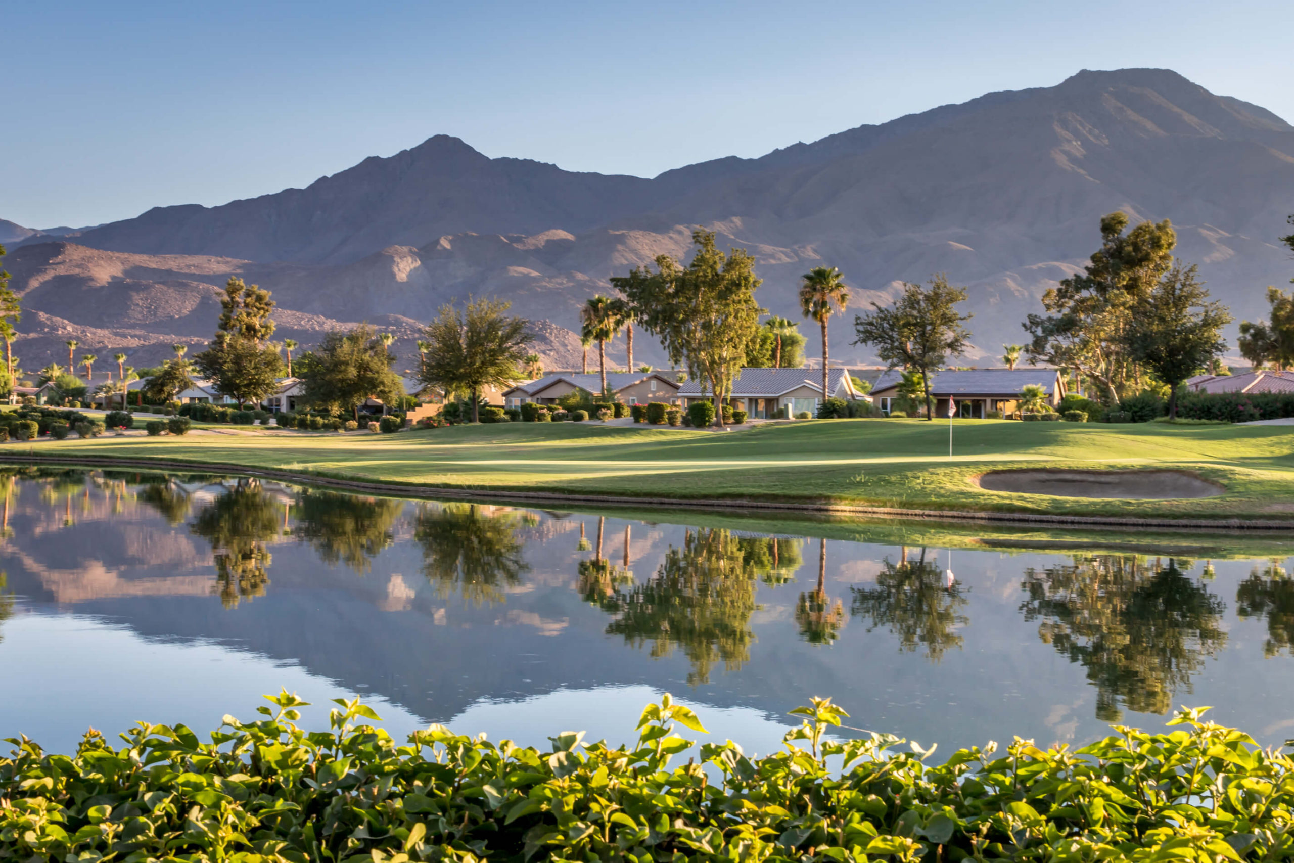 mountain view from the clubhoue Trilogy La Quinta